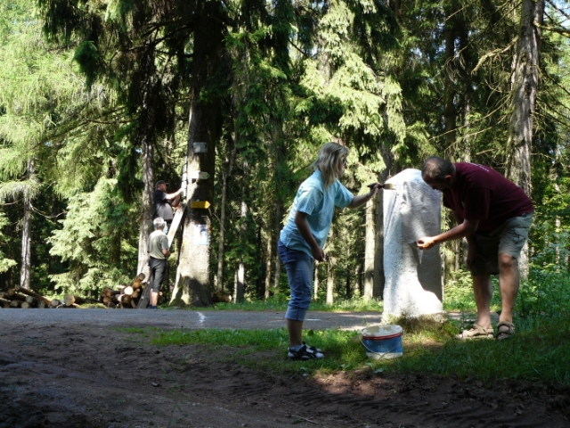 Bílení Bílého kůlu